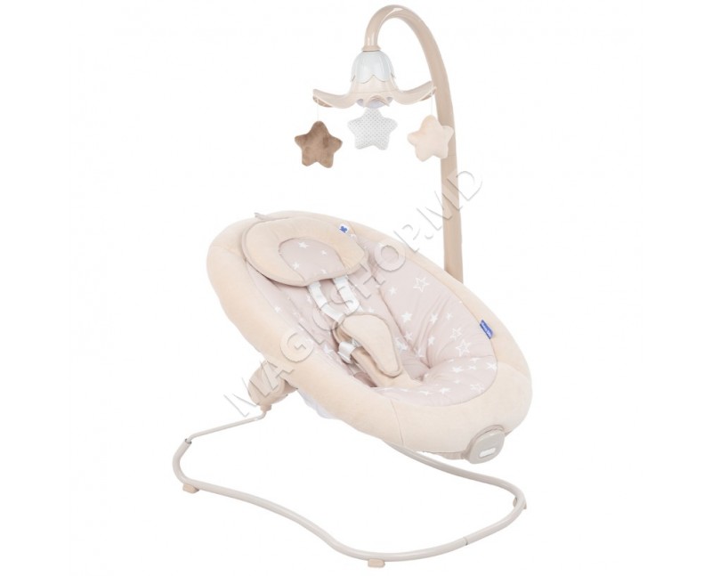 Balansoar electronic multifunctional cu muzica si vibratii Bouncer Stars